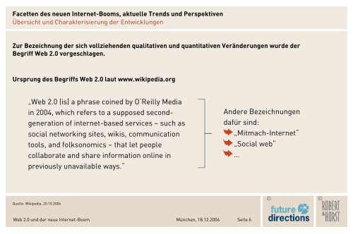 Web 2.0 und der neue Internet-Boom - Webguerillas