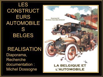 LES CONSTRUCT EURS AUTOMOBILE S BELGES REALISATION