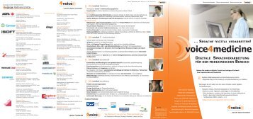 voice4medicine Klick: als PDF zum Download - 4voice AG