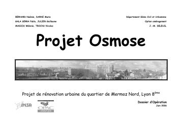 Projet de rénovation urbaine du quartier de Mermoz Nord ... - LEMA