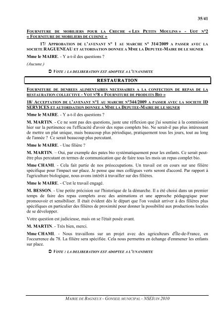 Compte-rendu détaillé - Bagneux