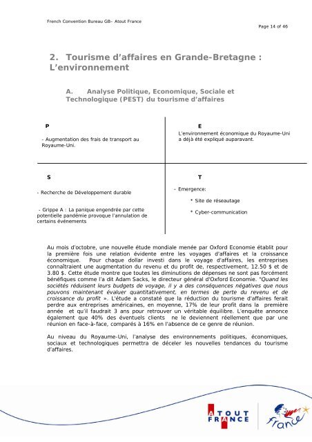 analyse et tendances du marche britannique - Maison de la France