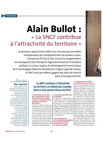 Alain Bullot : - CCI