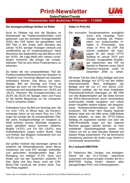 Print-Newsletter