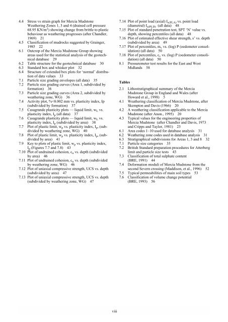 Engineering geology of British rocks and soils Mudstones of the ...