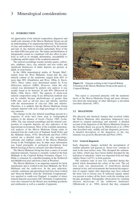 Engineering geology of British rocks and soils Mudstones of the ...