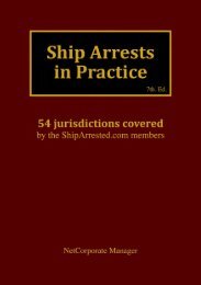 Ship Arrests in Practice. - Interlegal