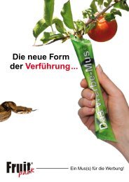 Fruchtmus für die Werbung! - Urbanek GmbH
