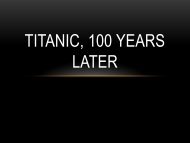 Titanic, 100 Years Later