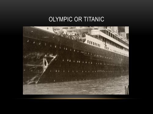 Titanic, 100 Years Later