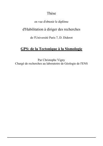 PDF file - Laboratoire de Géologie de l'Ecole normale supérieure - Ens