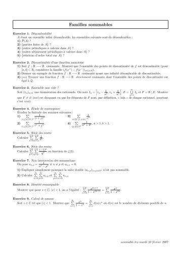 Familles Sommables.pdf - Michel Quercia