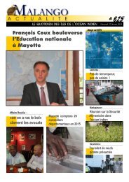 François Coux bouleverse l'Education nationale à Mayotte
