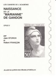 ''MARIANNE'' - Académie Québécoise Études Philatéliques