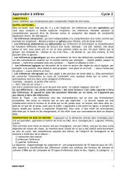 Apprendre à inférer C2