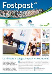 Le tri devient obligatoire pour les entreprises - FOST Plus