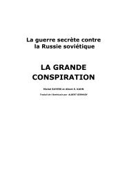 LA GRANDE CONSPIRATION - communisme-bolchevisme