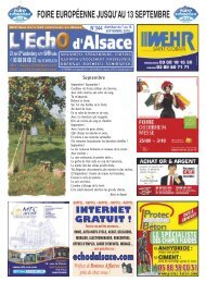 molsheim - strasbourg - Echo d'alsace