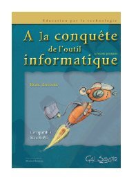 À la conquête de l'outil informatique - Gai Savoir