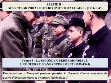 PARTIE 2 – Thème 3 – la 2nde guerre mondiale - le sav de la salle 16