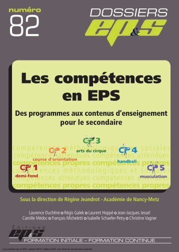 Les compétences en EPS - Académie de Corse