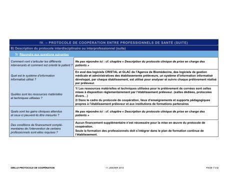 Protocole prélèvement de cornée - ARS Bretagne