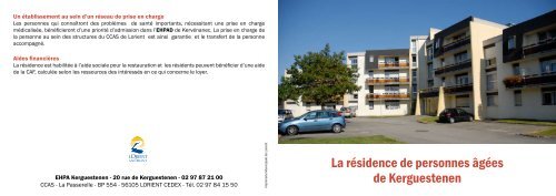 La résidence de personnes âgées de Kerguestenen - CCAS - Lorient