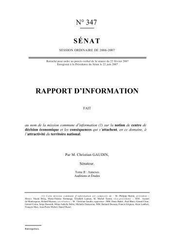 Le rapport au format pdf - Sénat