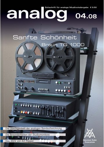 Sanfte Schönheit - Analogue Audio Association