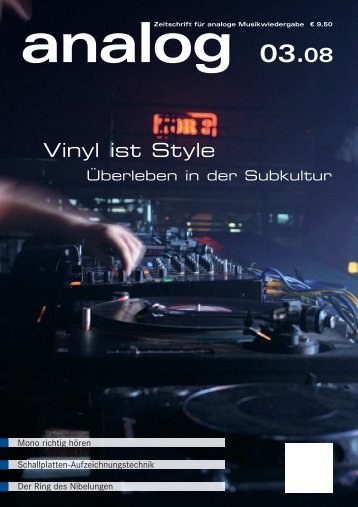 Vinyl ist Style - Analogue Audio Association