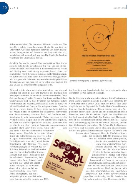 Vinyl ist Style - Analogue Audio Association