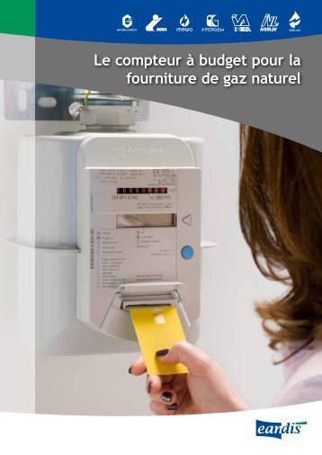 Le compteur à budget pour la fourniture de gaz naturel - Eandis