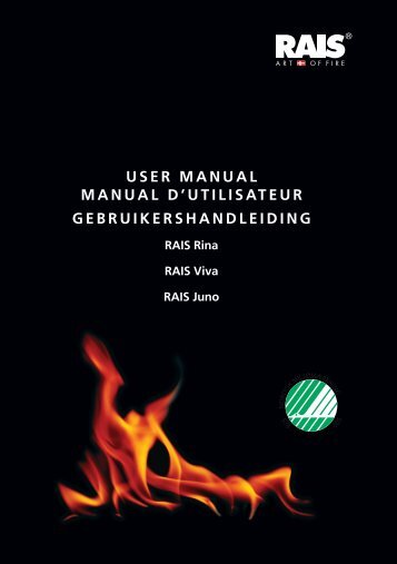 user manual manual d'utilisateur gebruikershandleiding - Rais