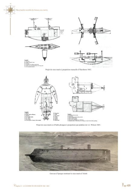 sous-marins Des bateaux