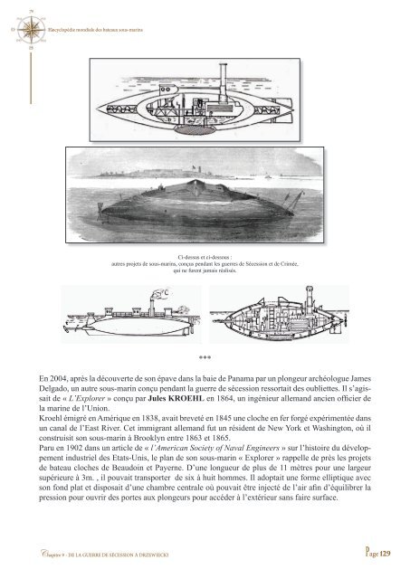 sous-marins Des bateaux