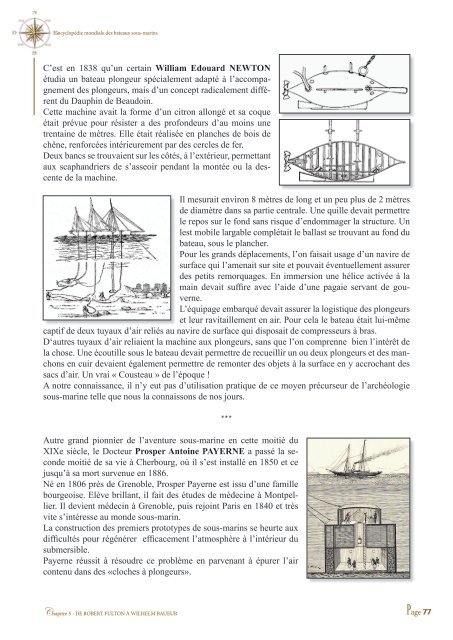 sous-marins Des bateaux