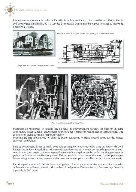 sous-marins Des bateaux