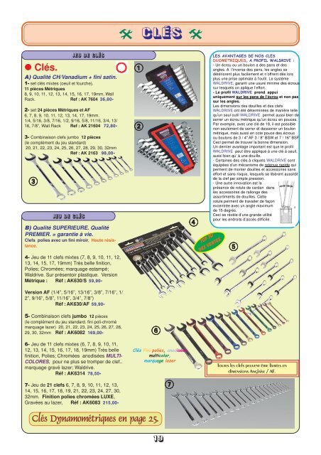 catalogue de l'AFMCM