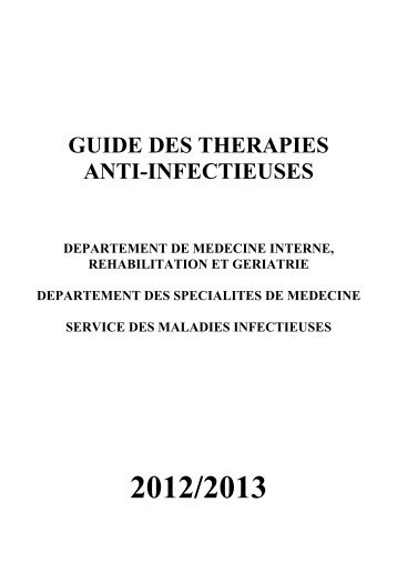 Gide ATB site web - Maladies infectieuses - HUG