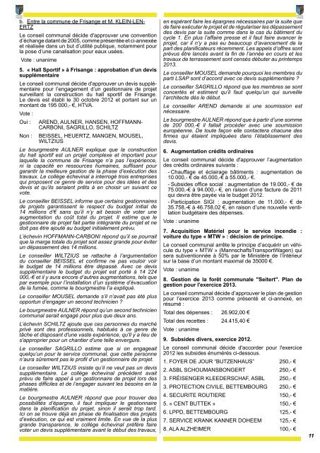 Appuyez sur ce lien - Administration Communale de Frisange