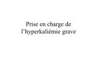 Prise en charge de l'hyperkaliémie grave