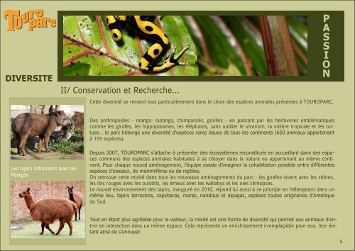 DOSSIER DE PRESSE 2010 Parc zoologique et d ... - Touroparc