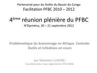 Problématique du braconnage en Afrique Centrale - PFBC