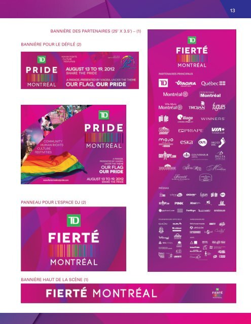 Rapport 2012 pour Tourisme Québec - Fierté Montréal