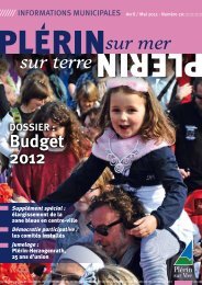 Budget 2012 - Ville de Plérin