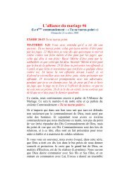 L'alliance du mariage #6 Corrected - Message-Doctrine