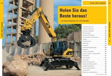 Greifer, Löffel, Schaufeln - Zeppelin Baumaschinen GmbH