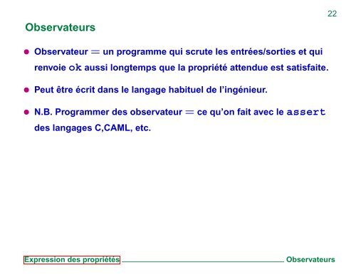 Vérification avec Lustre/Lesar