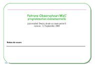 Patrons Observateur/MVC