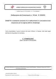 Delibera del 31 Marzo, n. 135 [file.pdf - Aou Sassari